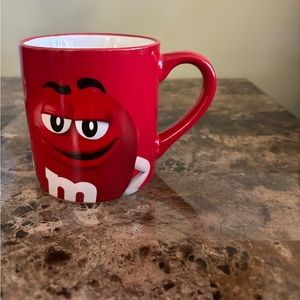 M&M’s Mug Red “Wanna Hear a Joke? Decaf.” Mar’s 2019 Collectors Cup Drinkware